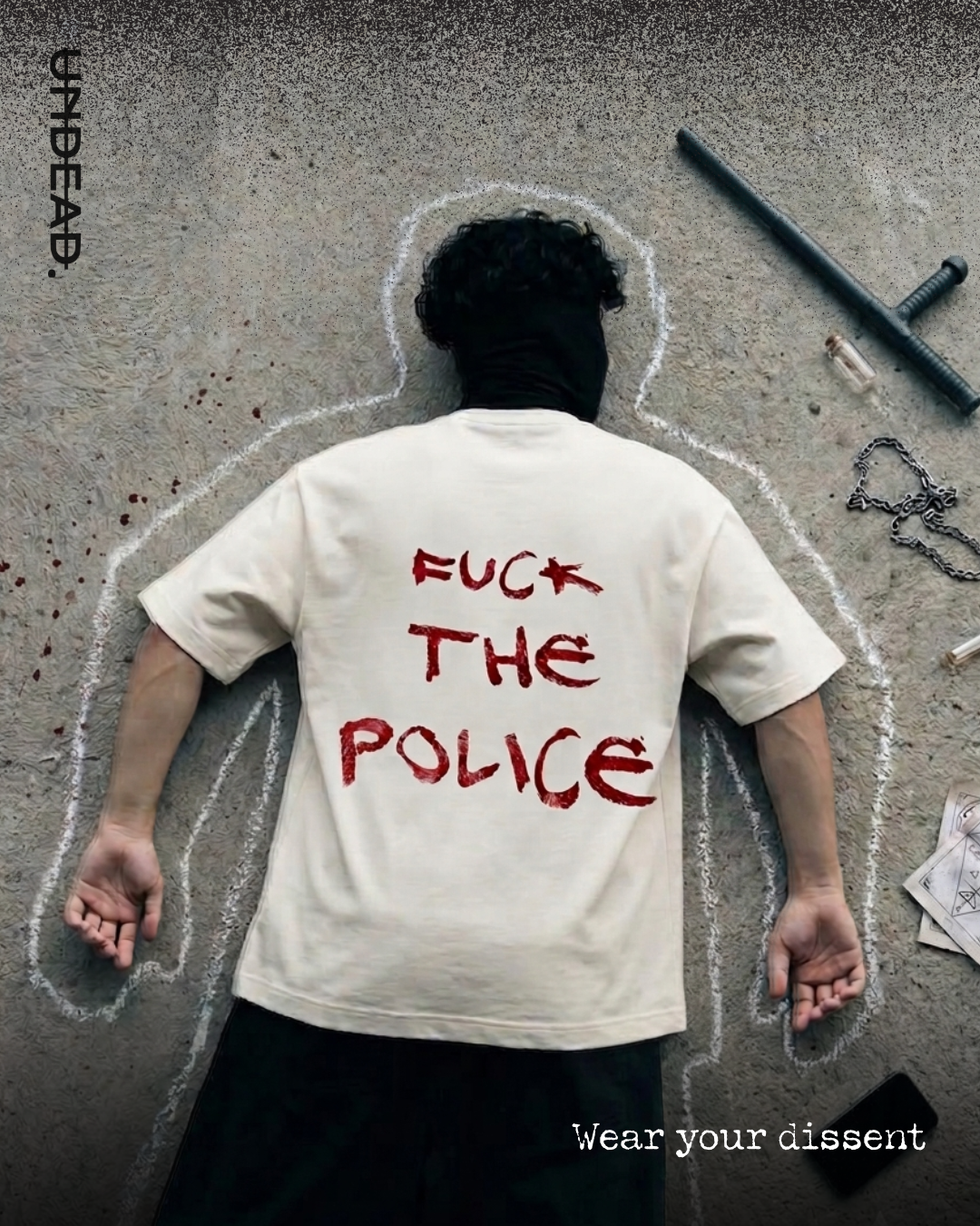 Fuck the Police Oversized T-Shirt