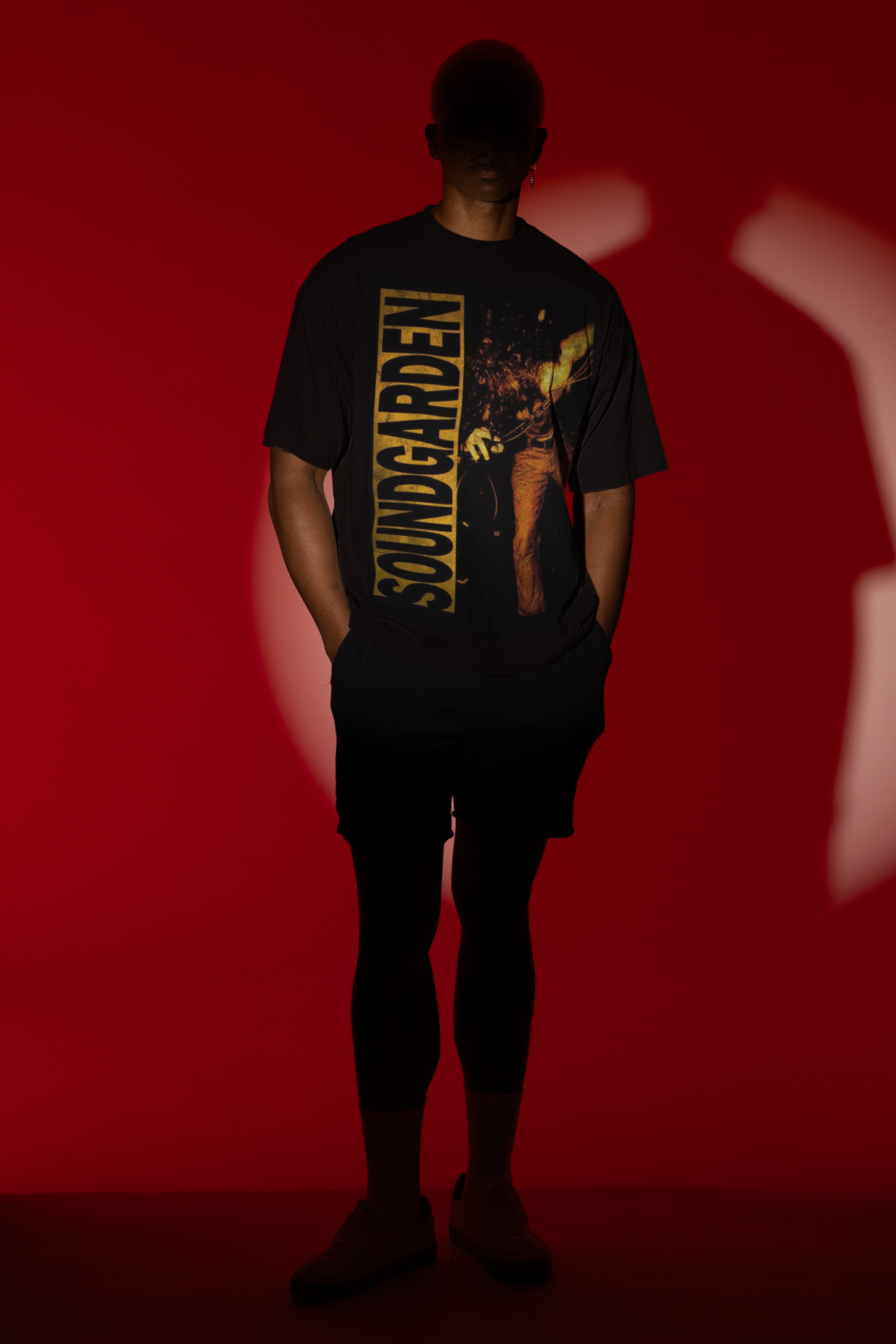 Soundgarden Yellow Graphic Oversized Tee