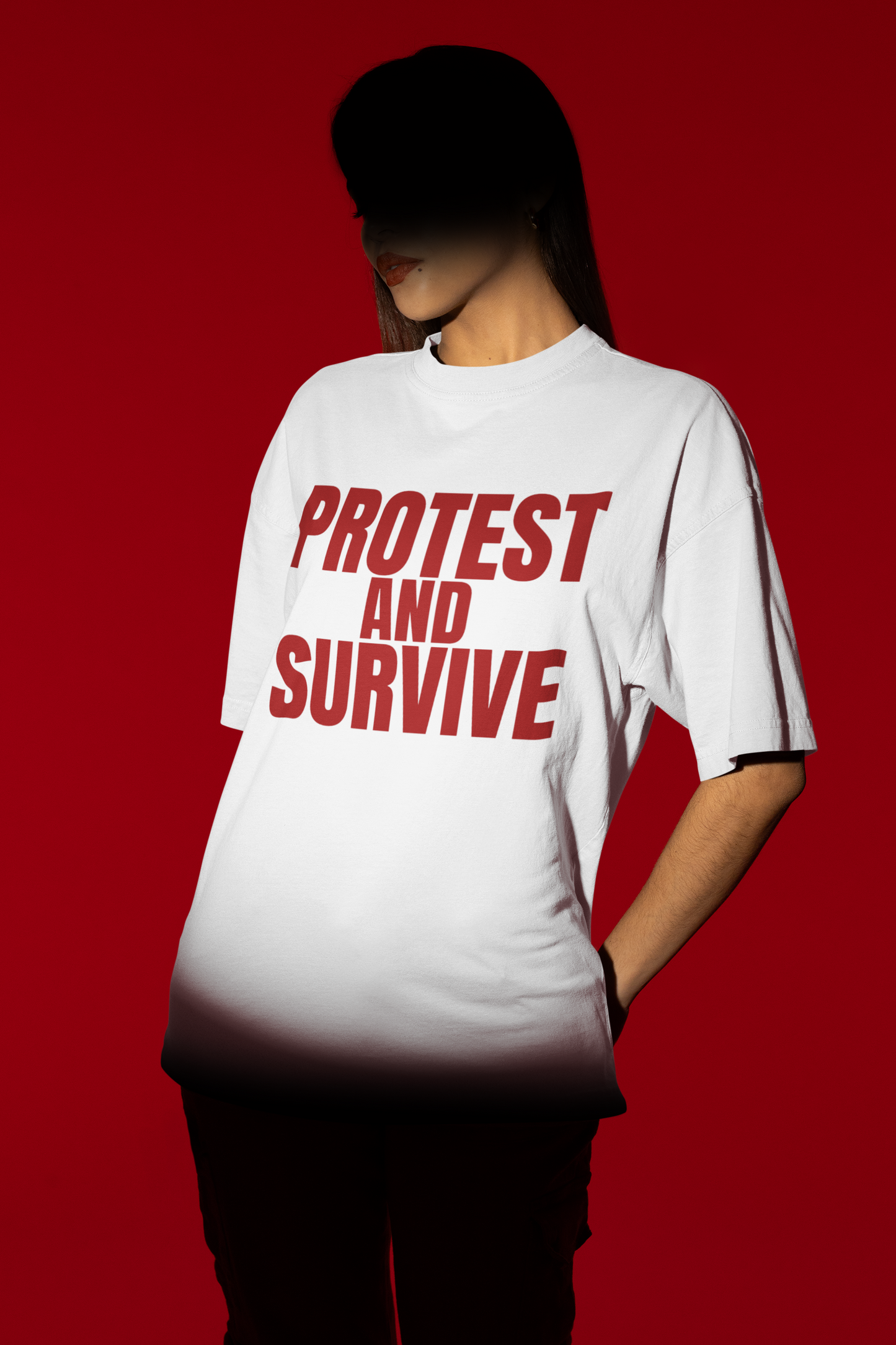 Protest and Survive Oversized T-Shirt