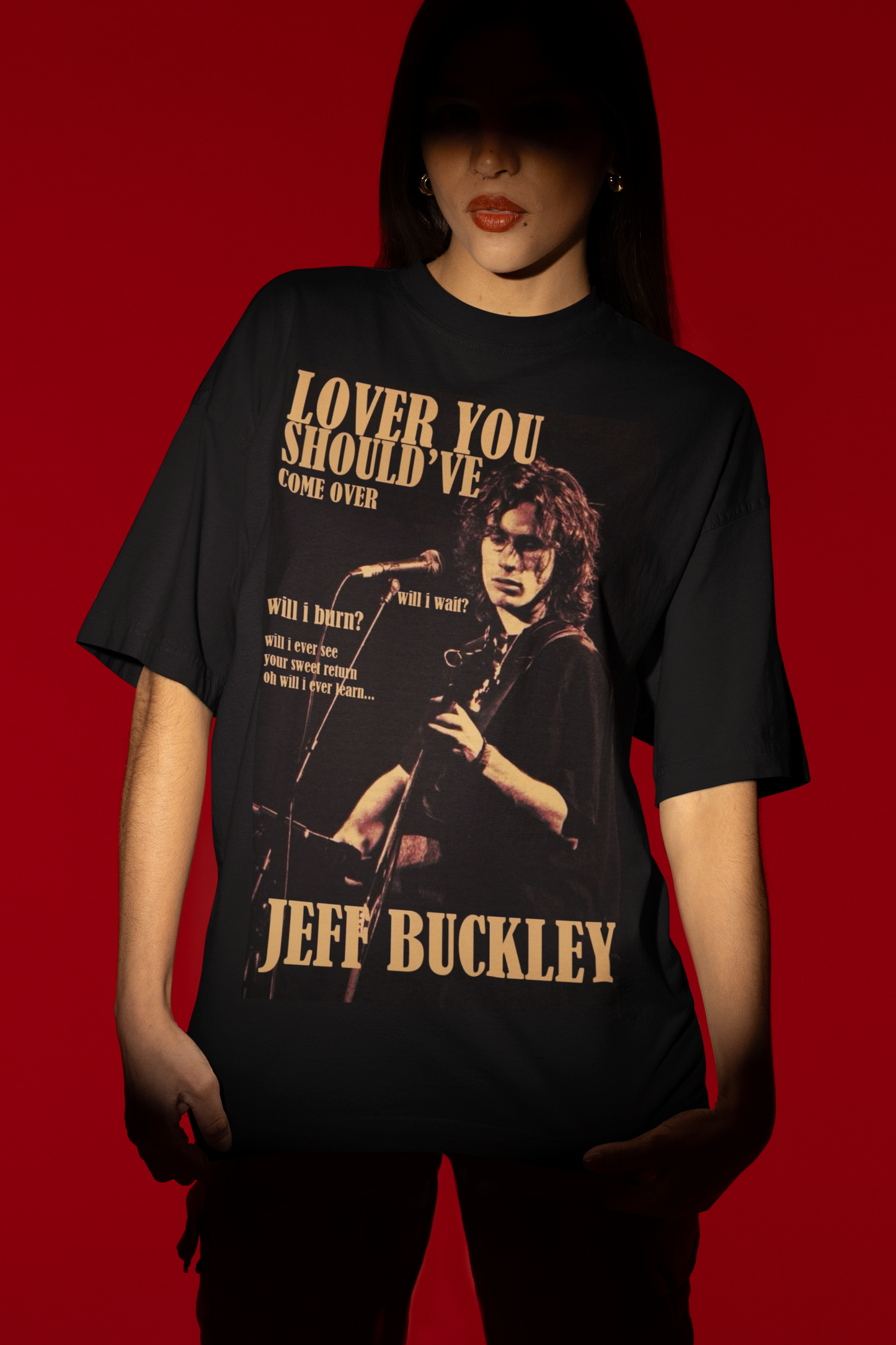 Lover, You Should’ve Come Over — Jeff Buckley Oversized Tee