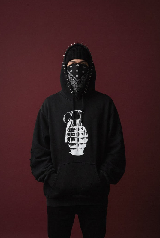 Grenade Heavyweight Hoodie — STUDDED