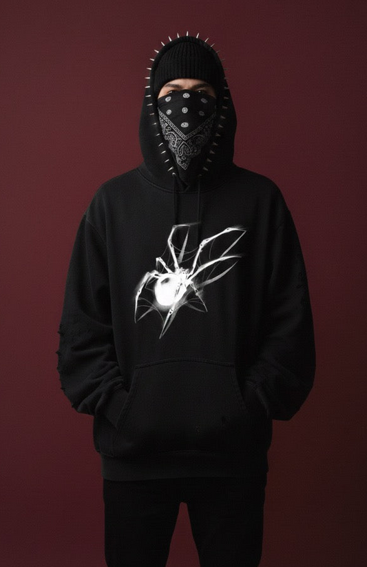 Spider Heavyweight Hoodie — Studded