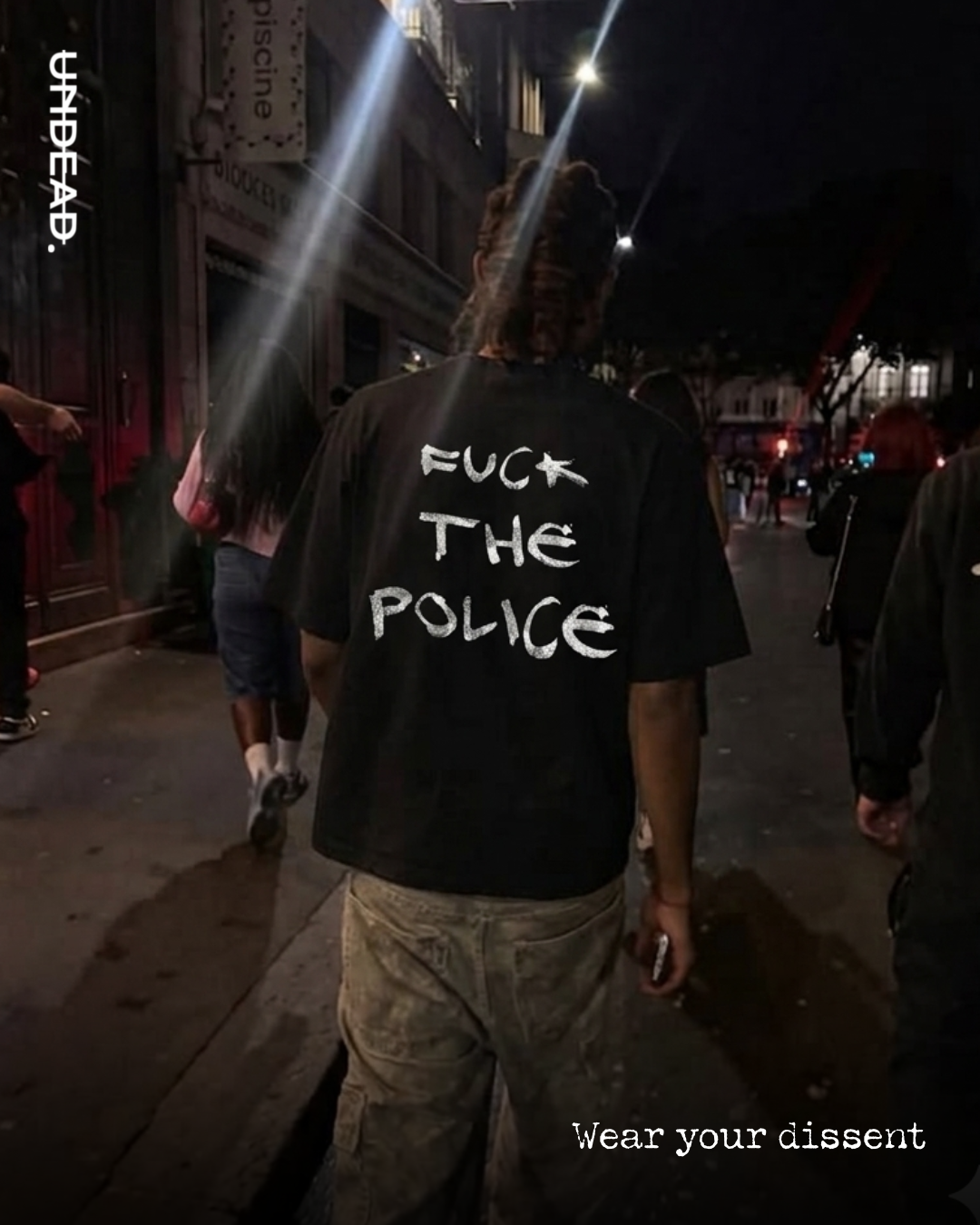 Fuck the Police Oversized T-Shirt
