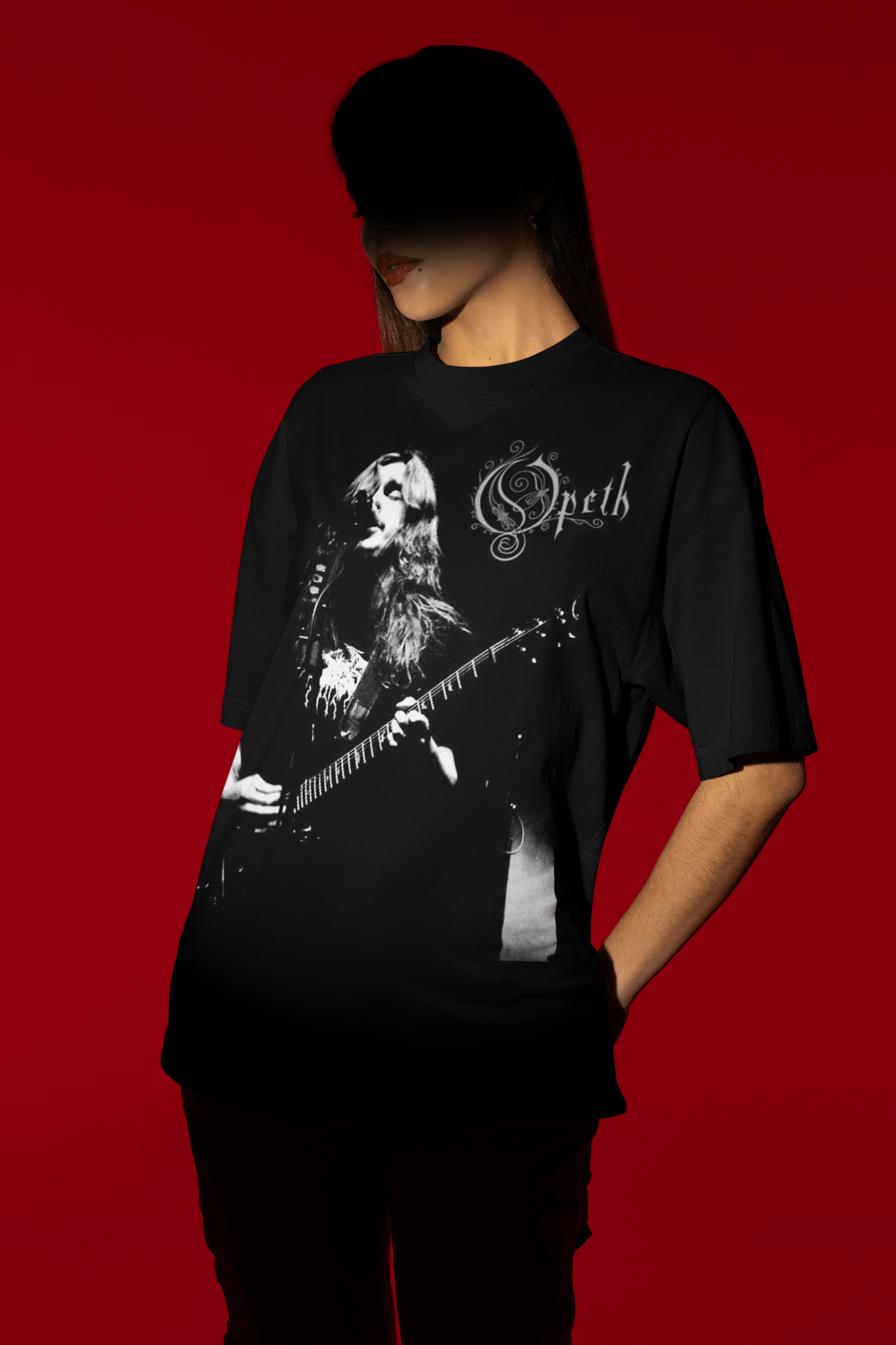 Opeth Live Monochrome Oversized T-Shirt