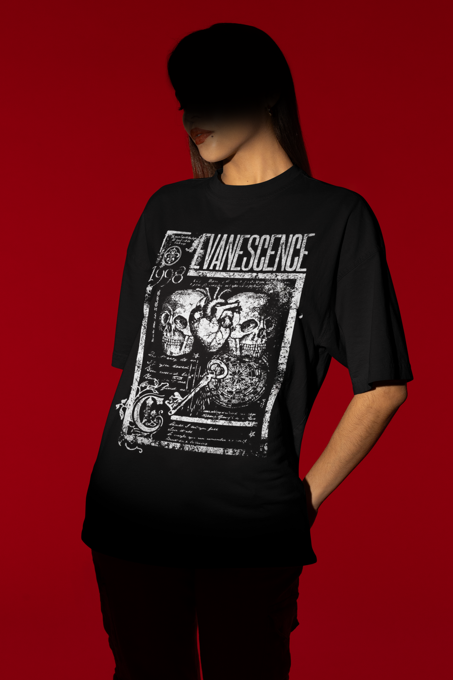 Evanescence Oversized Tee – Fallen Era Tribute