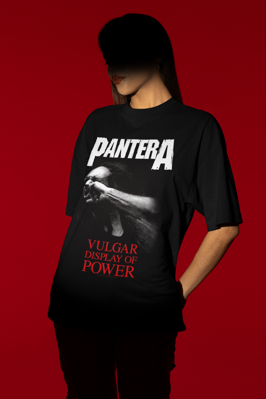 Pantera Oversized Tee – Vulgar Display of Power