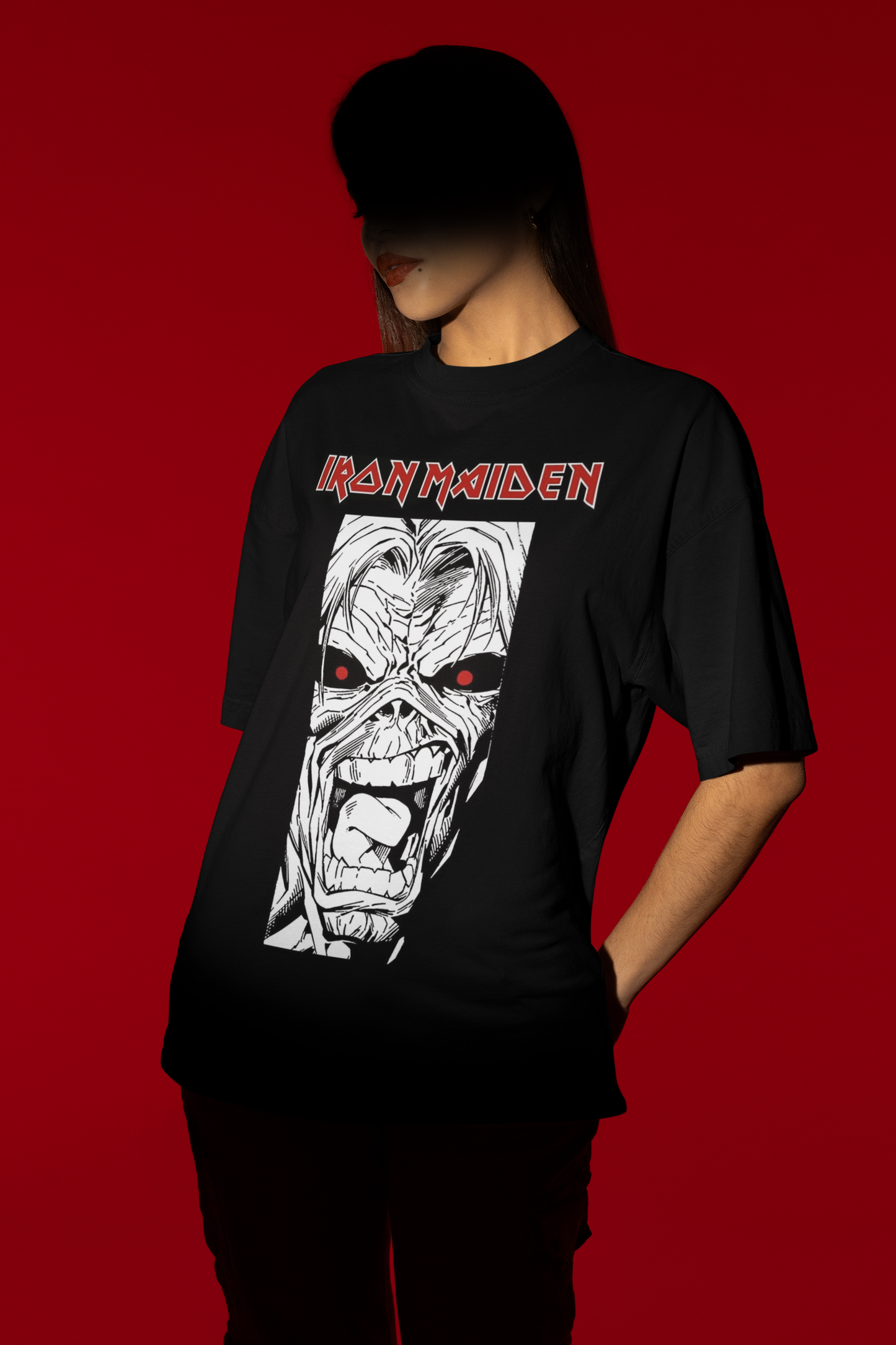 Iron Maiden Oversized Tee – Fearless Legacy