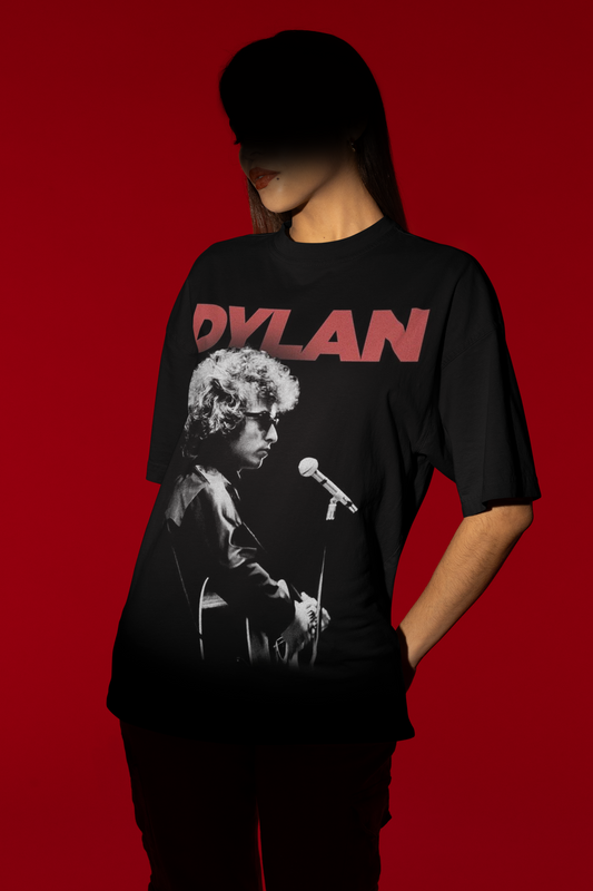 Bob Dylan Live Portrait Oversized T-Shirt