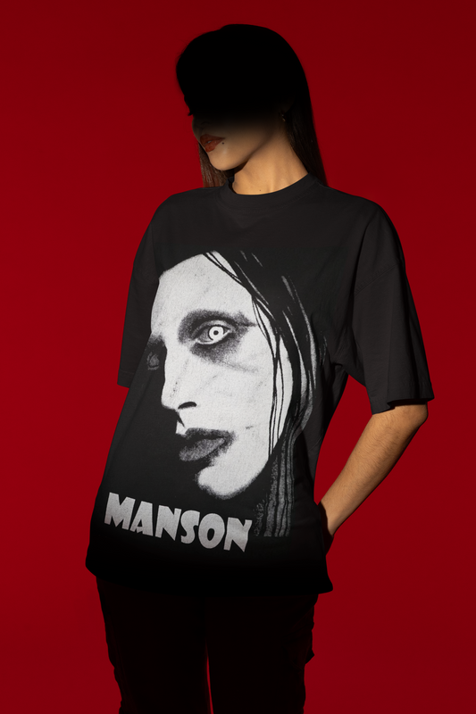 Marilyn Manson Portrait Oversized T-Shirt