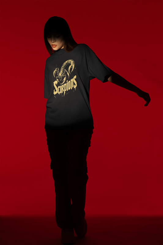 SCORPIONS OVERSIZED T-SHIRT – VINTAGE GOTHIC ROCK EDITION