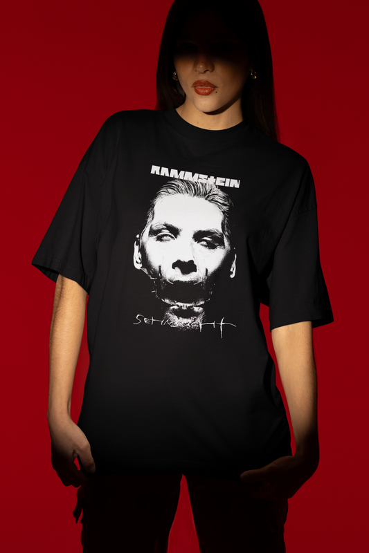 Rammstein “Sehnsucht” Oversized T-Shirt – Industrial Metal Streetwear Tee